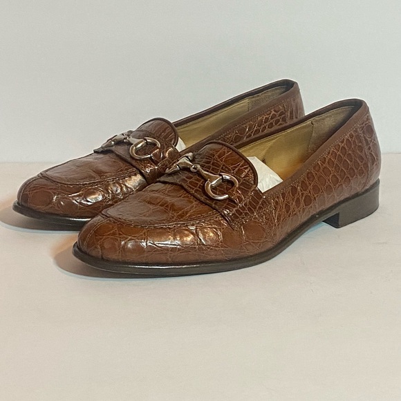 ZELLI GENUINE CROCODILE LOAFERS - Picture 2 of 6